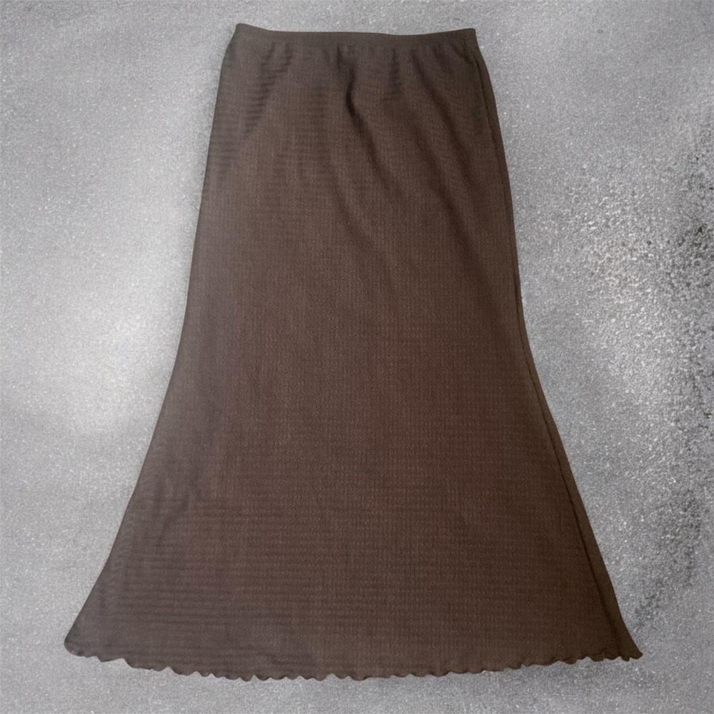 Brown Fairycore Maxi Skirt Shein